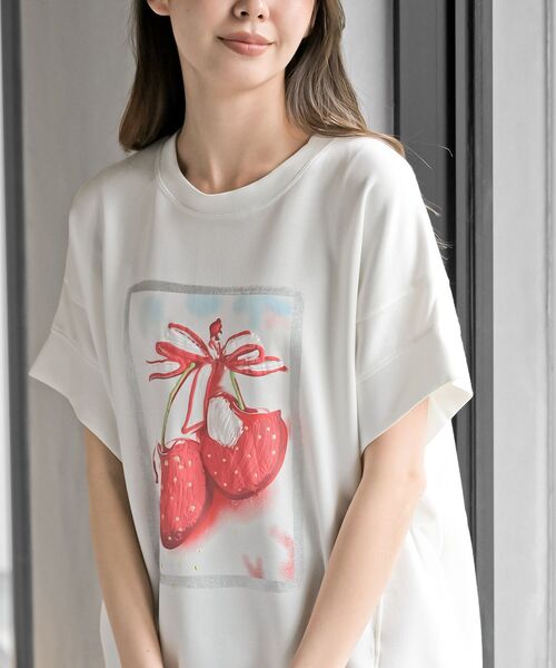 rps(アールピーエス)の「絵画プリントダンボールワイドT(Tシャツ/カットソー・レディース・オフホワイト/ホワイト系その他2/ホワイト系その他3・フリー)」の14枚目の写真