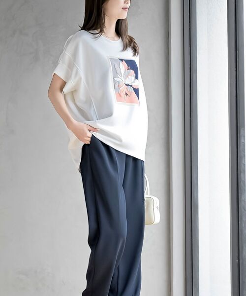 rps(アールピーエス)の「絵画プリントダンボールワイドT(Tシャツ/カットソー・レディース・オフホワイト/ホワイト系その他2/ホワイト系その他3・フリー)」の7枚目の写真