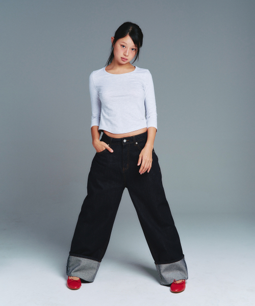 AMESWORLDWIDE(アメスワールドワイド)の「CLASSIC 3/4 SLEEVE ROUND TEE LIGHT GREY(Tシャツ/カットソー・レディース・その他・SMALL/MEDIUM/LARGE)」の7枚目の写真