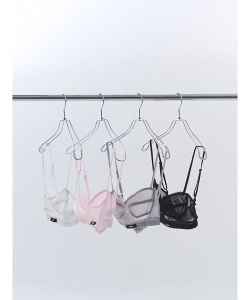SORIN(ソリン )の「Stretchy Tulle Bralette/ストレッチチュール ブラレット(チューブトップ・レディース・ブラック/グレー/ピンク/ホワイト・38)」の4枚目の写真