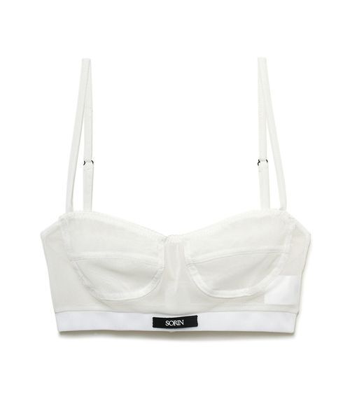 SORIN(ソリン )の「Stretchy Tulle Bralette/ストレッチチュール ブラレット(チューブトップ・レディース・ブラック/グレー/ピンク/ホワイト・38)」の20枚目の写真