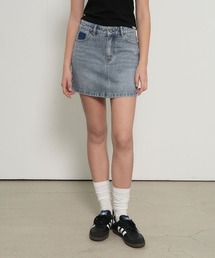 GENERAL IDEA（ジェネラルアイデア）の「【GENERAL IDEA】ウォッシュデニムミニスカート / WASHING DENIM MINI SKIRT（デニムスカート）」