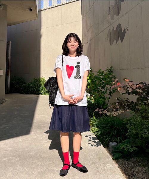 Video Jockey（ビデオジョッキー）の「ビビTシャツ[ホワイト]（Tシャツ/カットソー・レディース・ホワイト・X-SMALL/MEDIUM/SMALL）」の13枚目の写真