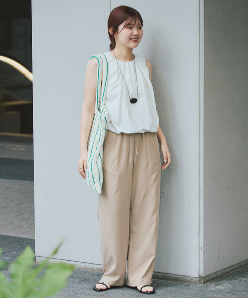 BONGUSTA(ボングスタ)の「《追加》BONGUSTA/ボングスタ naram striped トートバッグ(トートバッグ・レディース・アイボリー/パープル/パープル系その他/グリーン/キャメル・FREE)」の6枚目の写真