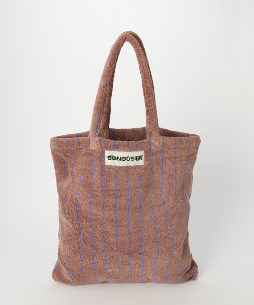 BONGUSTA(ボングスタ)の「《追加》BONGUSTA/ボングスタ naram striped トートバッグ(トートバッグ・レディース・アイボリー/パープル/パープル系その他/グリーン/キャメル・FREE)」の17枚目の写真