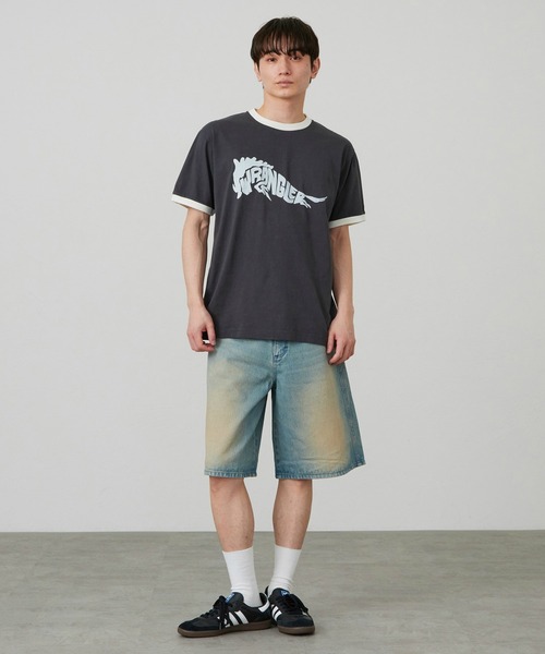 Lee(リー)の「Wranglerデニムショーツ ユニセックス/ショートパンツ(デニムパンツ・メンズ・ライトインディゴブルー/ブラック系その他・SMALL/MEDIUM/LARGE/X-LARGE/X-SMALL)」の14枚目の写真