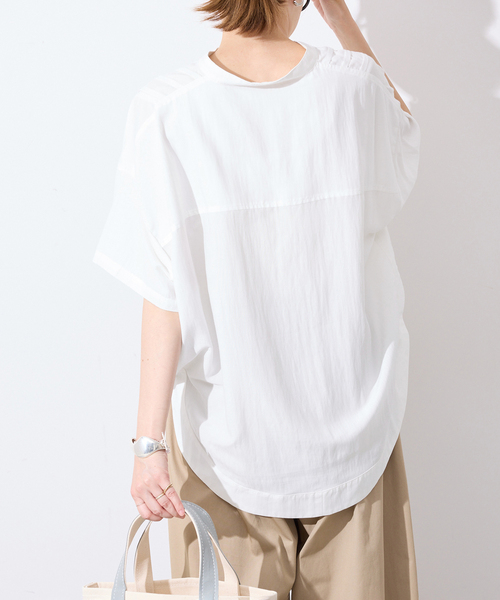 SLOBE IENA(スローブイエナ)の「《WEB・一部店舗限定》ピンタックスピンドルブラウス(シャツ/ブラウス・レディース・ブラック/アイボリー/ラベンダー・FREE)」の15枚目の写真