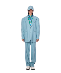 Sky Twill Formal Peak Lapel Blazer