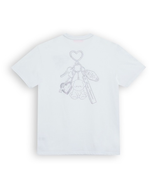 Honey Cinnamon(ハニーシナモン)の「dog charm Tシャツ(Tシャツ/カットソー・レディース・ホワイト/ブラック・FREE)」の11枚目の写真