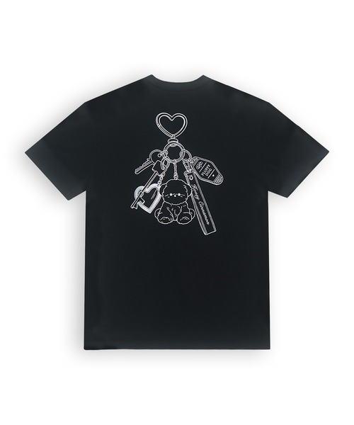 Honey Cinnamon(ハニーシナモン)の「dog charm Tシャツ(Tシャツ/カットソー・レディース・ホワイト/ブラック・FREE)」の19枚目の写真