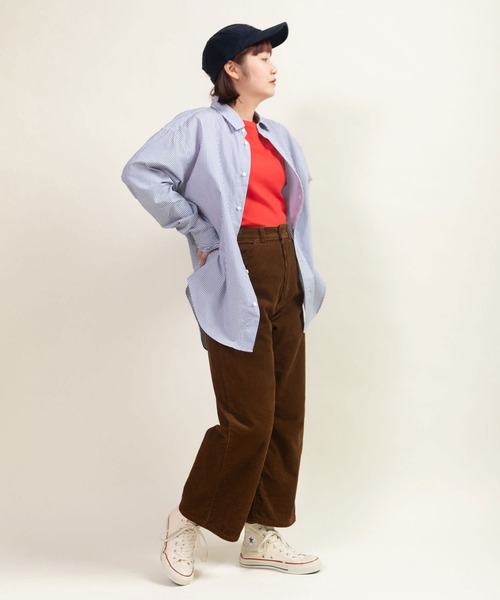 CHILD WOMAN(チャイルドウーマン)の「8Wコーデュロイ 5ポケットパンツ(その他パンツ・レディース・ダークブラウン/ネイビー・36/38)」の16枚目の写真