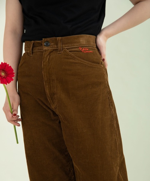 CHILD WOMAN（チャイルドウーマン）の「8Ｗコーデュロイ 5ポケットパンツ（その他パンツ・レディース・ダークブラウン・36/38）」の2枚目の写真