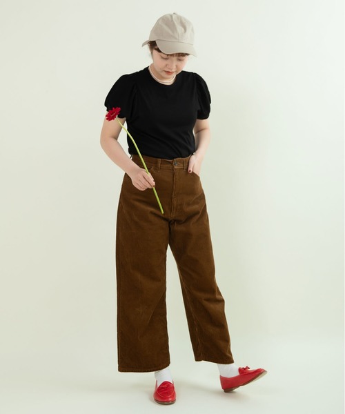 CHILD WOMAN（チャイルドウーマン）の「8Ｗコーデュロイ 5ポケットパンツ（その他パンツ・レディース・ダークブラウン・36/38）」の8枚目の写真