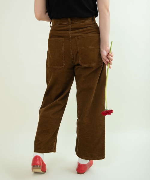 CHILD WOMAN（チャイルドウーマン）の「8Ｗコーデュロイ 5ポケットパンツ（その他パンツ・レディース・ダークブラウン・36/38）」の5枚目の写真