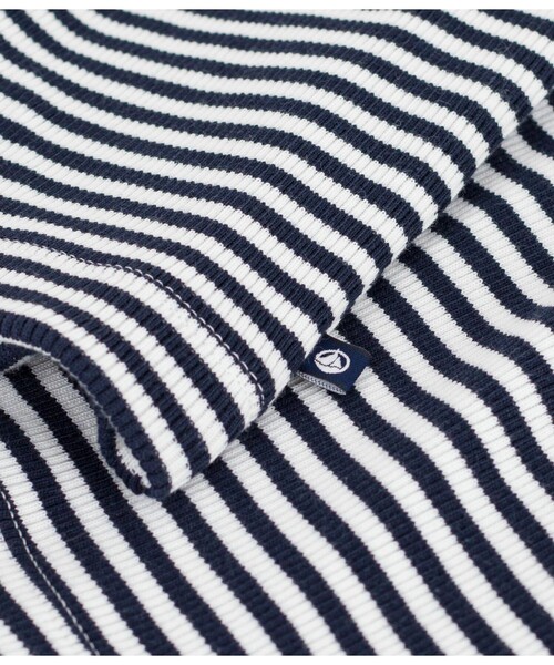 PETIT BATEAU（プチバトー）の「2×2リブ編みカーディガン（カーディガン/ボレロ・レディース・ブルー系その他・X-SMALL/SMALL/MEDIUM/LARGE）」の7枚目の写真