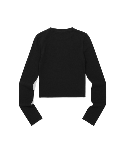 EXTRAORDINARY(エクストラオーディナリー)の「KEEP IT FRESH LONG SLEEVE BLACK(Tシャツ/カットソー・レディース・その他・F)」の3枚目の写真