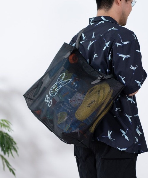 DOD(ディーオーディー)の「ディーオーディー DOD サマータイムあみちゃんS(トートバッグ・メンズ・その他・ONE SIZE)」の4枚目の写真