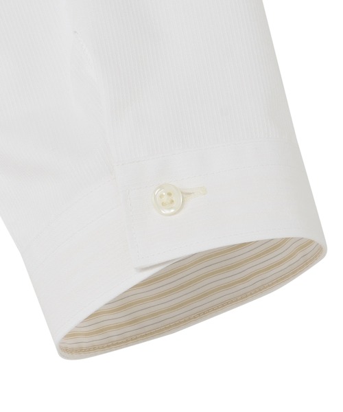 TOKYO SHIRTS(トウキョウシャツ)の「【透け防止】 形態安定ノンアイロン レギュラー 7分袖ビジネスワイシャツ(ビジネスシャツ・レディース・ホワイト・XL/L/LL/S/M)」の2枚目の写真