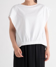 ファンクショナル天竺_タックフレンチT
