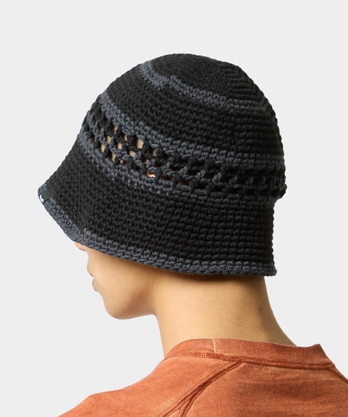 HUF（ハフ）の「DUAL MESH CROCHET HAT（ハット・メンズ・ブラック/ピンク系その他/オリーブ・O/S）」の16枚目の写真