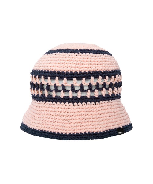HUF（ハフ）の「DUAL MESH CROCHET HAT（ハット・メンズ・ブラック/ピンク系その他/オリーブ・O/S）」の12枚目の写真