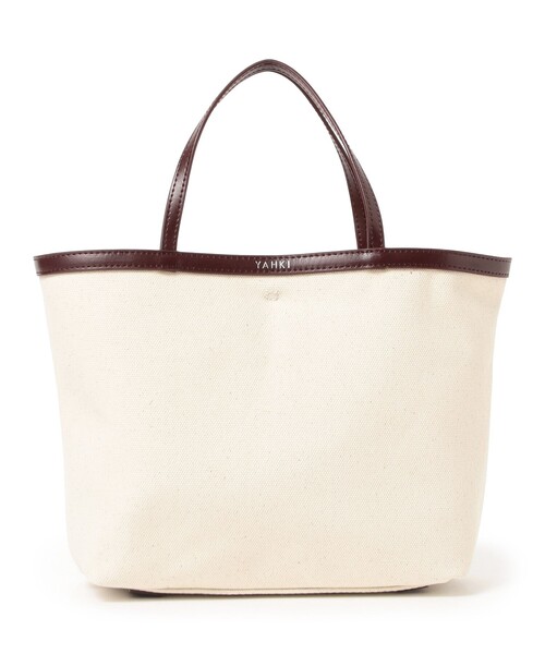 Ray BEAMS(レイビームス)の「YAHKI / YH-814 TOTE BAG(トートバッグ・レディース・ワイン/ブラック・ONE SIZE)」の1枚目の写真