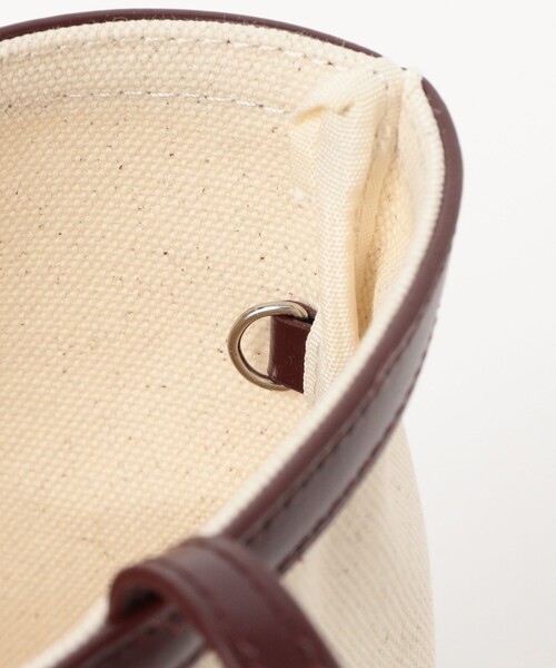 Ray BEAMS(レイビームス)の「YAHKI / YH-814 TOTE BAG(トートバッグ・レディース・ワイン/ブラック・ONE SIZE)」の9枚目の写真