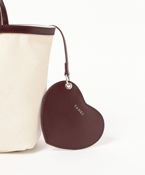 Ray BEAMS(レイビームス)の「YAHKI / YH-814 TOTE BAG(トートバッグ・レディース・ワイン/ブラック・ONE SIZE)」の10枚目の写真