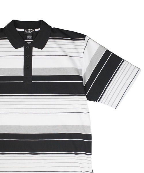 Cal Top(キャルトップ)の「【T19】【Cal Top/キャルトップ】JERSEY POLO SHIRTS(ポロシャツ・メンズ・ブラック/ブルー/レッド/グレー/グリーン/ブラウン・SMALL/MEDIUM/LARGE/X-LARGE/XX-LARGE)」の7枚目の写真