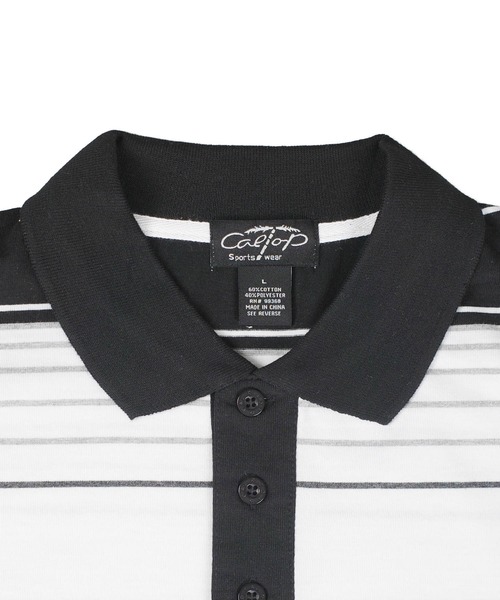 Cal Top(キャルトップ)の「【T19】【Cal Top/キャルトップ】JERSEY POLO SHIRTS(ポロシャツ・メンズ・ブラック/ブルー/レッド/グレー/グリーン/ブラウン・SMALL/MEDIUM/LARGE/X-LARGE/XX-LARGE)」の8枚目の写真