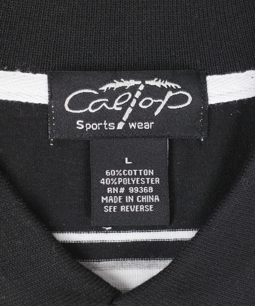 Cal Top(キャルトップ)の「【T19】【Cal Top/キャルトップ】JERSEY POLO SHIRTS(ポロシャツ・メンズ・ブラック/ブルー/レッド/グレー/グリーン/ブラウン・SMALL/MEDIUM/LARGE/X-LARGE/XX-LARGE)」の9枚目の写真