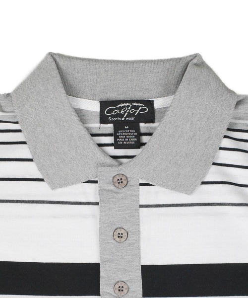 Cal Top(キャルトップ)の「【T19】【Cal Top/キャルトップ】JERSEY POLO SHIRTS(ポロシャツ・メンズ・ブラック/ブルー/レッド/グレー/グリーン/ブラウン・SMALL/MEDIUM/LARGE/X-LARGE/XX-LARGE)」の16枚目の写真