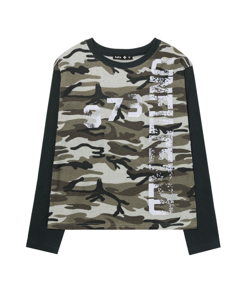 kaifai(カイファイ)の「カモワッフルロングスリーブ(チャコール)K26QB224(Tシャツ/カットソー・レディース・その他・MEDIUM/LARGE)」の6枚目の写真
