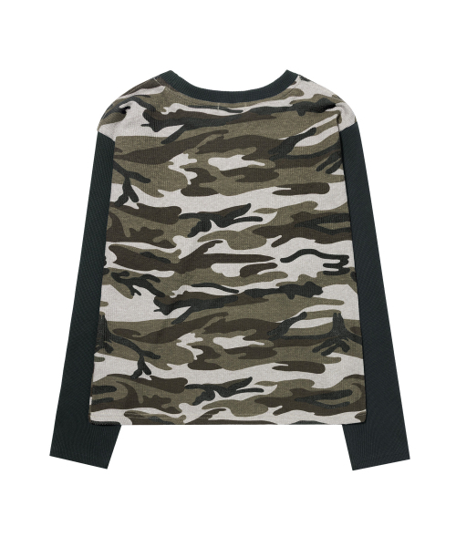 kaifai(カイファイ)の「カモワッフルロングスリーブ(チャコール)K26QB224(Tシャツ/カットソー・レディース・その他・MEDIUM/LARGE)」の5枚目の写真