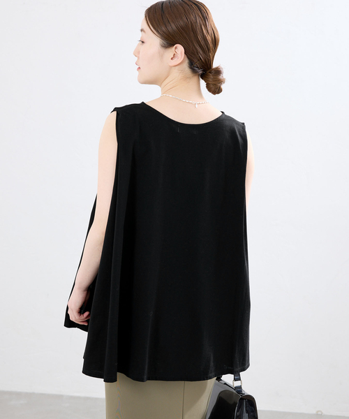 IENA(イエナ)の「オーガニックコットン テントラインプルオーバー(Tシャツ/カットソー・レディース・ブラック/ブラウン/ホワイト・FREE)」の8枚目の写真