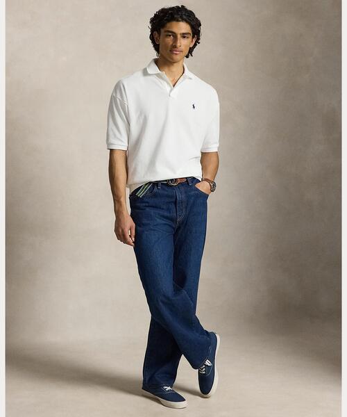 POLO RALPH LAUREN(ポロ ラルフ ローレン)の「リラックス フィット メッシュ ポロシャツ(ポロシャツ・メンズ・ホワイト・L/M/S/XS/XXL)」の3枚目の写真