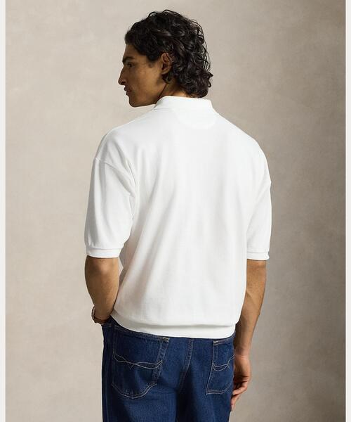 POLO RALPH LAUREN(ポロ ラルフ ローレン)の「リラックス フィット メッシュ ポロシャツ(ポロシャツ・メンズ・ホワイト・L/M/S/XS/XXL)」の4枚目の写真