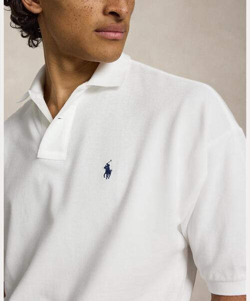 POLO RALPH LAUREN(ポロ ラルフ ローレン)の「リラックス フィット メッシュ ポロシャツ(ポロシャツ・メンズ・ホワイト・L/M/S/XS/XXL)」の5枚目の写真