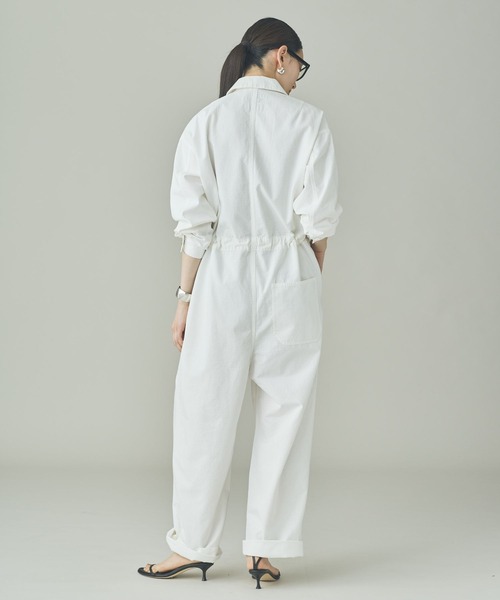 Curensology(カレンソロジー)の「Curensology(カレンソロジー)/【UNIVERSAL OVERALL】別注オールインワン(つなぎ/オールインワン・レディース・チャコールグレー/ホワイト・FREE)」の17枚目の写真
