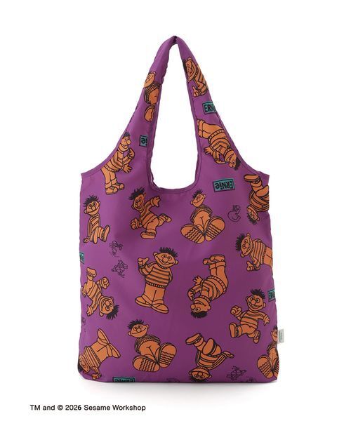 SESAME STREET(セサミストリート)の「パッカブルエコバッグ(エコバッグ/サブバッグ・レディース・ピンク/ブルー/パープル・F)」の6枚目の写真