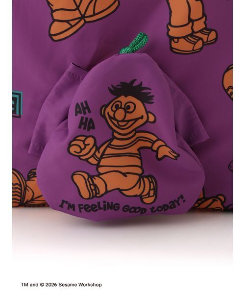 SESAME STREET(セサミストリート)の「パッカブルエコバッグ(エコバッグ/サブバッグ・レディース・ピンク/ブルー/パープル・F)」の11枚目の写真