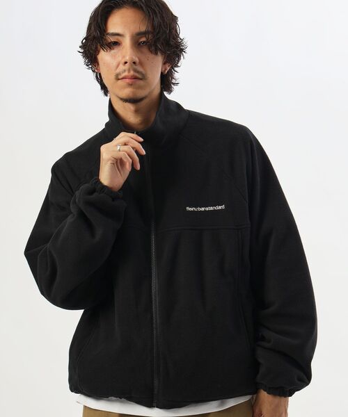FFEIN(フェイン)の「【撥水加工】FFEIN(フェイン)リバーシブル撥水加工ナイロンフリースジャケット /リバーシブル ナイロン フリース スタンド フルジップ 刺繍 ワンポイント ドローコード(その他アウター・メンズ・ネイビー/ブラック/ブラウン/アイボリー・SMALL/MEDIUM/LARGE)」の1枚目の写真