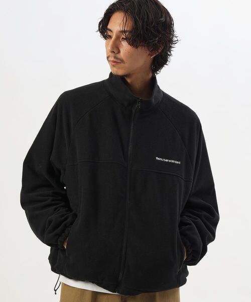 FFEIN(フェイン)の「【撥水加工】FFEIN(フェイン)リバーシブル撥水加工ナイロンフリースジャケット /リバーシブル ナイロン フリース スタンド フルジップ 刺繍 ワンポイント ドローコード(その他アウター・メンズ・ネイビー/ブラック/ブラウン/アイボリー・SMALL/MEDIUM/LARGE)」の8枚目の写真