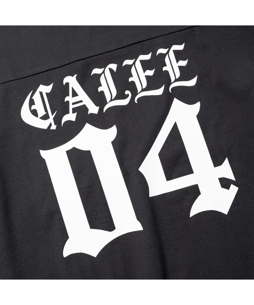CALEE(キャリー)の「×SHELTECH(R) LOGO FOOT BALL TEE <B TYPE>(Tシャツ/カットソー・メンズ・ブラック・MEDIUM/LARGE/X-LARGE)」の4枚目の写真