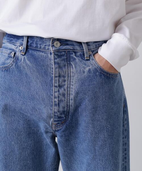 YLEVE(イレーヴ)の「YLEVE / 13.5oz DENIM STRAIGHT(デニムパンツ・メンズ・グレー/ブルー・5/3/4)」の5枚目の写真