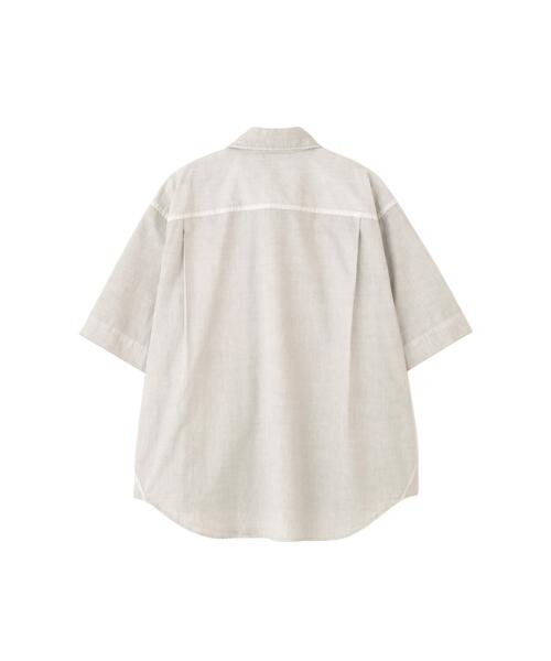 MHL.(エムエイチエル)の「CARBON DYED COTTON POPLIN(シャツ/ブラウス・メンズ・グレー・LARGE/MEDIUM/SMALL)」の7枚目の写真