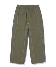 CURVED NYLON PANTS
