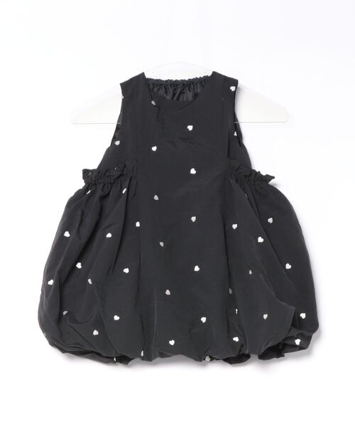 LOWRYS FARM(ローリーズファーム)の「バルーンNSシシュウワンピース 878197(ワンピース・キッズ・グリーン系その他3/ブラック・130cm/120cm/150cm/110cm/140cm)」の22枚目の写真