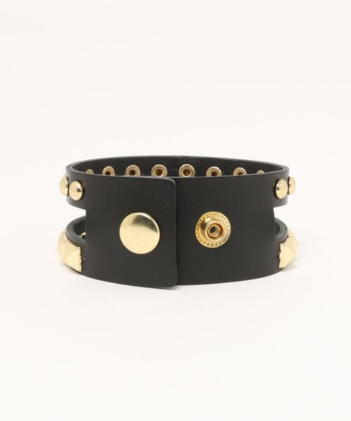 L.H.P(エルエイチピー)の「MOMENTEL/モーメンタル/Punk Stud Bracelet(ブレスレット・レディース・ゴールド・F)」の2枚目の写真