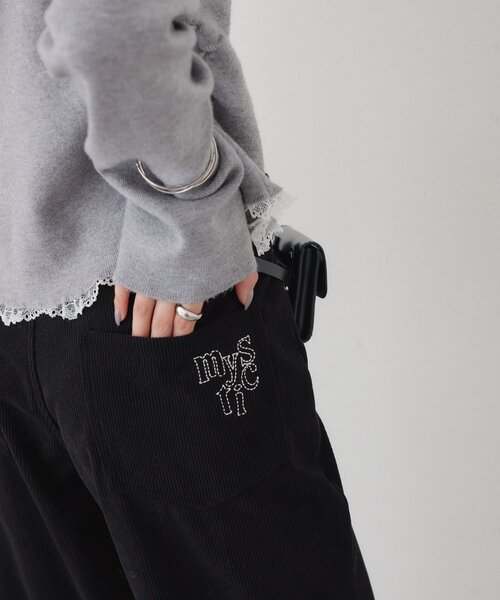 mystic(ミスティック)の「コーデュロイフレアパンツ(その他パンツ・レディース・ブラウン/ブラック/ピンク・2/1)」の6枚目の写真